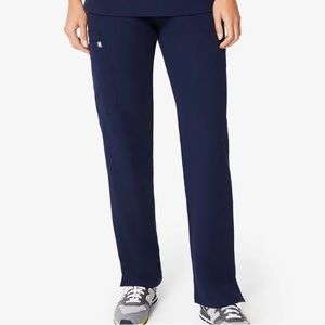 Figs Navy Blue Petite Kade Cargo Scrub Pants